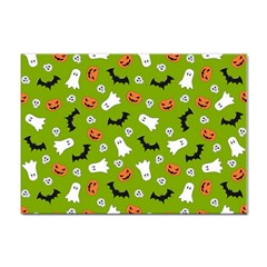 Pattern Seamless Halloween Fall Sticker A4 (10 Pack) by Wegoenart