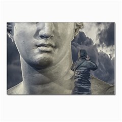 Men Taking Photos Of Greek Goddess Postcards 5  X 7  (pkg Of 10) by dflcprintsclothing