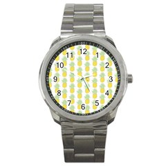 Pineapple Glitter Sport Metal Watch by ConteMonfrey