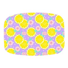 Purple Lemons  Mini Square Pill Box by ConteMonfrey