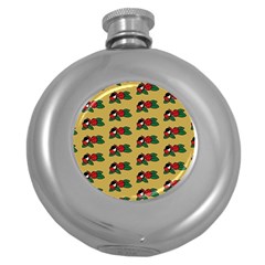 Guarana Fruit Brown Round Hip Flask (5 Oz) by ConteMonfrey