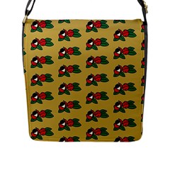 Guarana Fruit Brown Flap Closure Messenger Bag (l) by ConteMonfrey