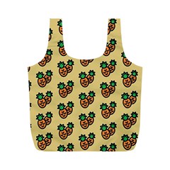 Pastel Pineapple Full Print Recycle Bag (m) by ConteMonfrey