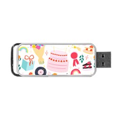 Its Time To Celebrate Portable Usb Flash (two Sides) by ConteMonfrey