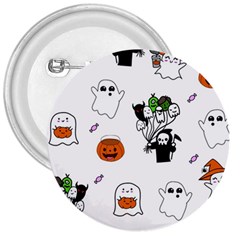 Halloween Jack O Lantern Vector 3  Buttons by Ravend