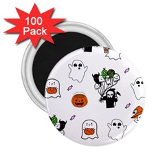 Halloween Jack O Lantern Vector 2 25  Magnets (100 Pack)  by Ravend