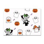 Halloween Jack O Lantern Vector Sticker A4 (100 pack) Front