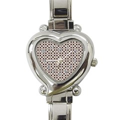 Diagonal Gray And Blue Heart Italian Charm Watch by ConteMonfrey