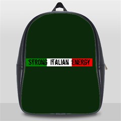 Strong Italian Energy School Bag (xl) by ConteMonfrey