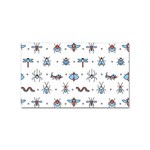 Insect Icon Seamless Pattern Sticker Rectangular (100 pack) Front