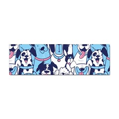 Dogs-seamless-pattern Sticker Bumper (10 Pack) by Wegoenart