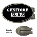 Genitore Issues  Money Clips (Oval)  Front