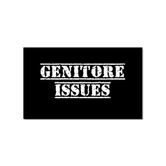 Genitore Issues  Sticker (rectangular) by ConteMonfrey