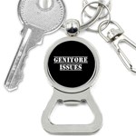 Genitore Issues  Bottle Opener Key Chain Front