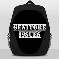 Genitore Issues  Backpack Bag by ConteMonfrey