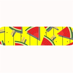 Yellow Watermelon Popsicle  Large Bar Mat by ConteMonfrey