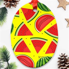 Yellow Watermelon   Ornament (oval) by ConteMonfrey