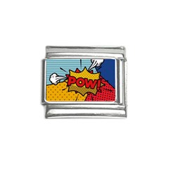 Pow Word Pop Art Style Expression Vector Italian Charm (9mm) by Wegoenart