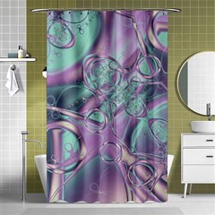 Illustration Fractal Pattern Modern Art Digital Shower Curtain 48  X 72  (small)  by Ravend