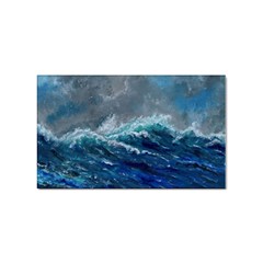 Waves Sea Sky Wave Sticker Rectangular (100 Pack) by Ravend