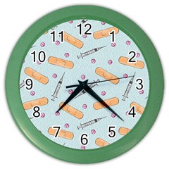 Medicine Items Color Wall Clock by SychEva