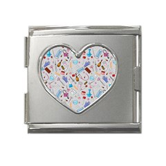 Medical Devices Mega Link Heart Italian Charm (18mm) by SychEva