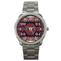 Armenian Carpet Sport Metal Watch by Gohar