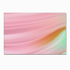 Gradient Ice Cream Pink Green Postcards 5  X 7  (pkg Of 10) by ConteMonfrey