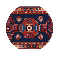 Armenian Carpet Mini Round Pill Box by Gohar