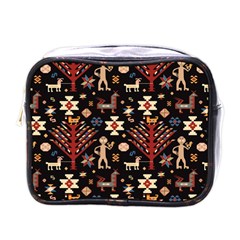 Carpet-symbols Mini Toiletries Bag (one Side) by Gohar