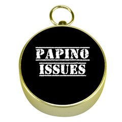 Papino Issues - Italian Humor Gold Compasses by ConteMonfrey