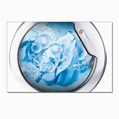 Silver Framed Washing Machine Animated Postcards 5  X 7  (pkg Of 10) by Jancukart