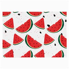 Watermelon Seamless Pattern Large Glasses Cloth by Jancukart