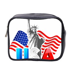 New York City Holiday United States Usa Mini Toiletries Bag (two Sides) by Jancukart