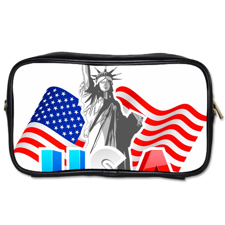 New York City Holiday United States Usa Toiletries Bag (Two Sides)