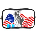 New York City Holiday United States Usa Toiletries Bag (Two Sides) Back