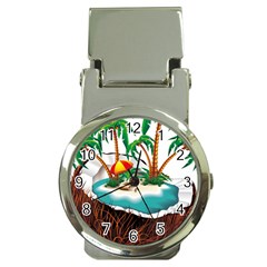 Coconut And Holiday Beach Food Money Clip Watches by Jancukart