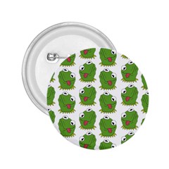 Kermit The Frog Pattern 2 25  Buttons by Valentinaart