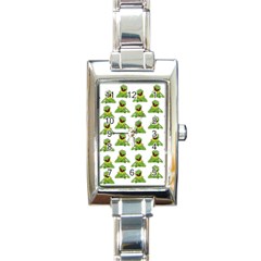 Kermit The Frog Rectangle Italian Charm Watch by Valentinaart