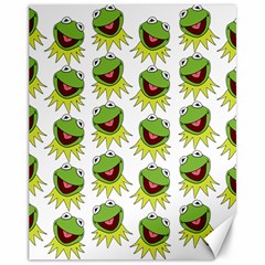 Kermit The Frog Canvas 11  X 14  by Valentinaart