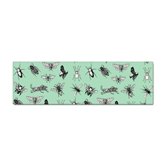 Insects Pattern Sticker (bumper) by Valentinaart