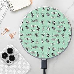 Insects Pattern Wireless Charger by Valentinaart