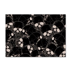 Skull Pattern Sticker A4 (10 Pack) by Valentinaart