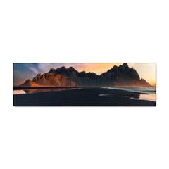 Beach Volcano Ocean Sunset Sunrise Iceland Sticker Bumper (100 Pack) by danenraven