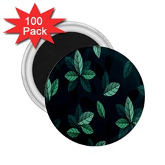 Leaves Pattern 2 25  Magnets (100 Pack)  by artworkshop