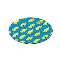 Pattern Aliens Sticker Oval (10 Pack) by artworkshop