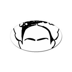 Frida Kahlo  Sticker (oval) by Sobalvarro