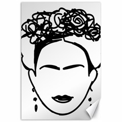 Frida Kahlo  Canvas 20  X 30  by Sobalvarro