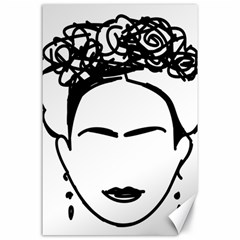 Frida Kahlo  Canvas 24  X 36  by Sobalvarro