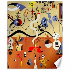 Carnival Of The Harlequin Art Canvas 16  X 20  by danenraven